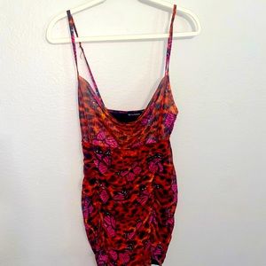 PrettyLittleThing Butterfly Dress